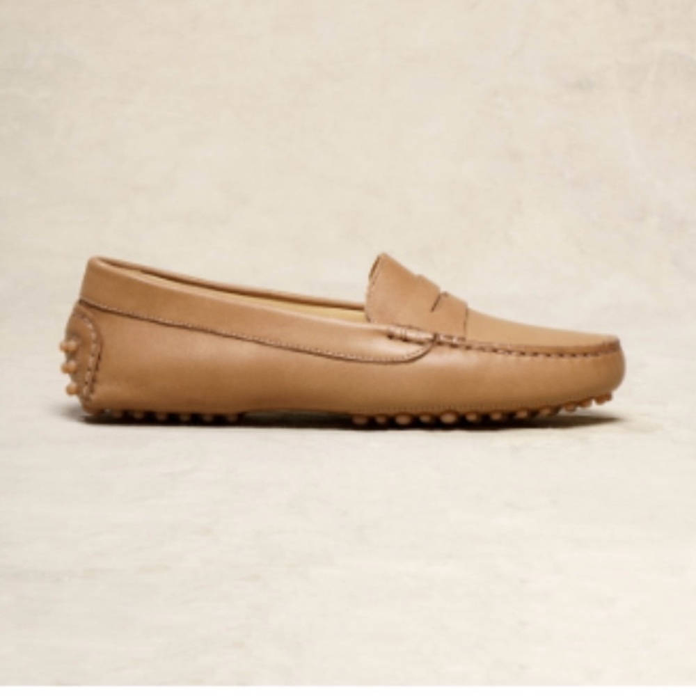 Tan Leather Loafers